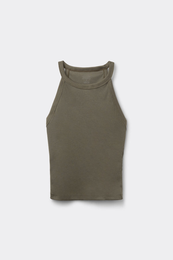 גופיית קרופ Ribbed Superior Cotton