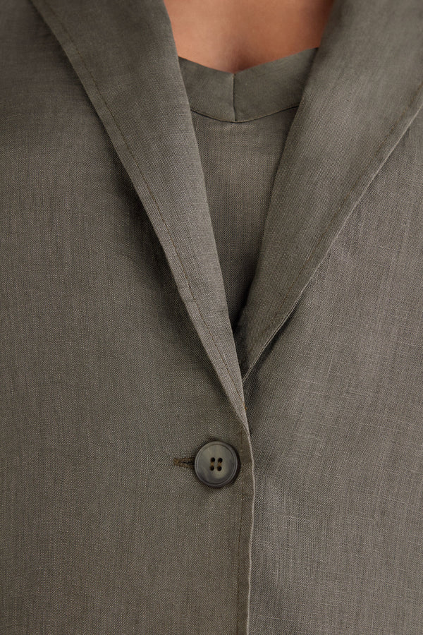 ג'קט בלייזר מבד פשתן The Pure Linen