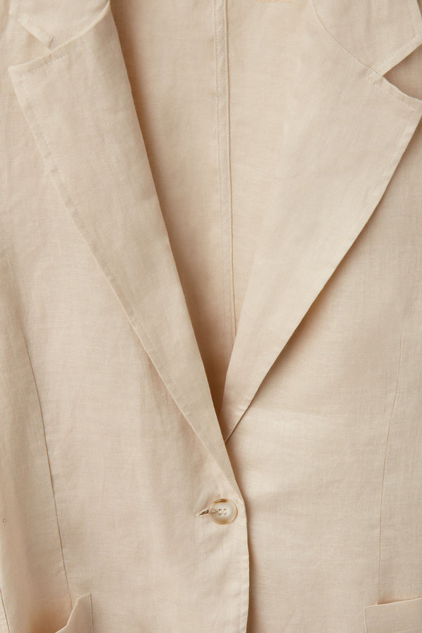 ג'קט בלייזר מבד פשתן The Pure Linen
