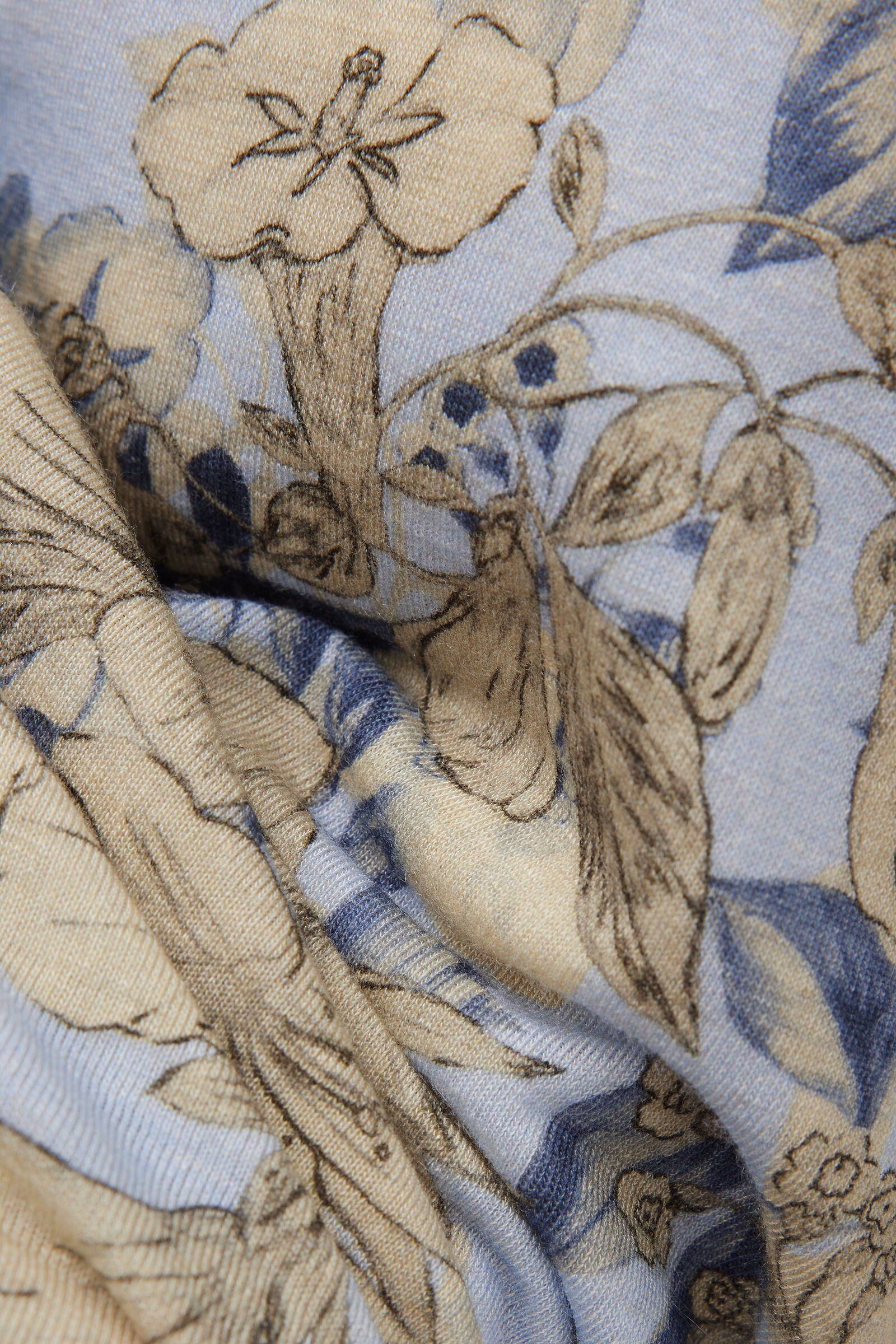 חולצה ארוכה St.flowers מבד קשמיר