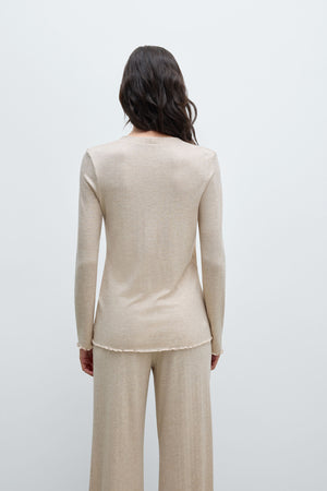 קרדיגן עם כפתורים Luxyury Softness Modal with Cashmere