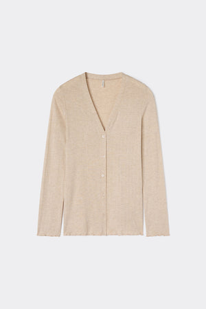קרדיגן עם כפתורים Luxyury Softness Modal with Cashmere