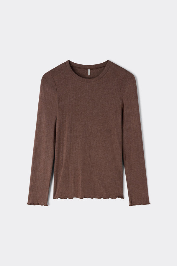 חולצה ארוכה Luxyury Softness Modal with Cashmere