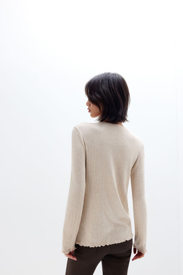 חולצה ארוכה Luxyury Softness Modal with Cashmere
