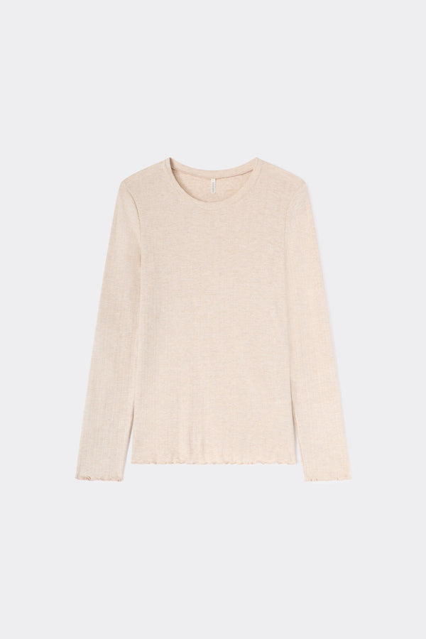 חולצה ארוכה Luxyury Softness Modal with Cashmere