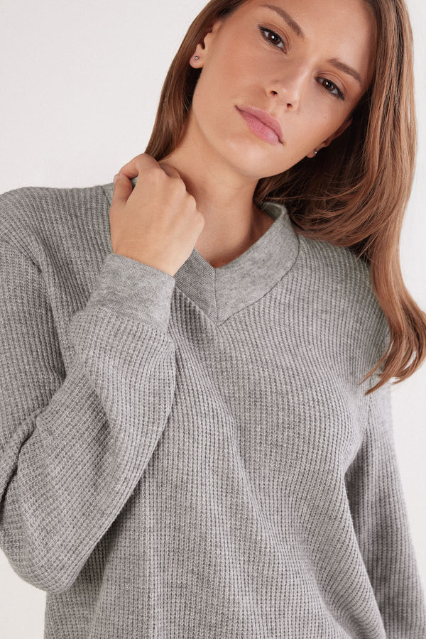 סריג וי Soft Tricot