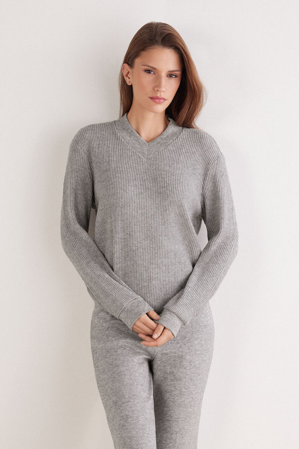 סריג וי Soft Tricot