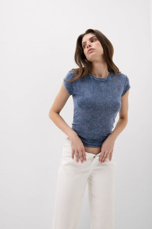 חולצה קצרה DENIM ROMANCE