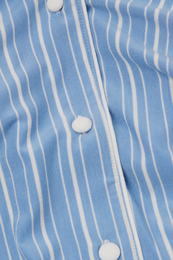חולצה מכופתרת קצרה Oxford Stripes