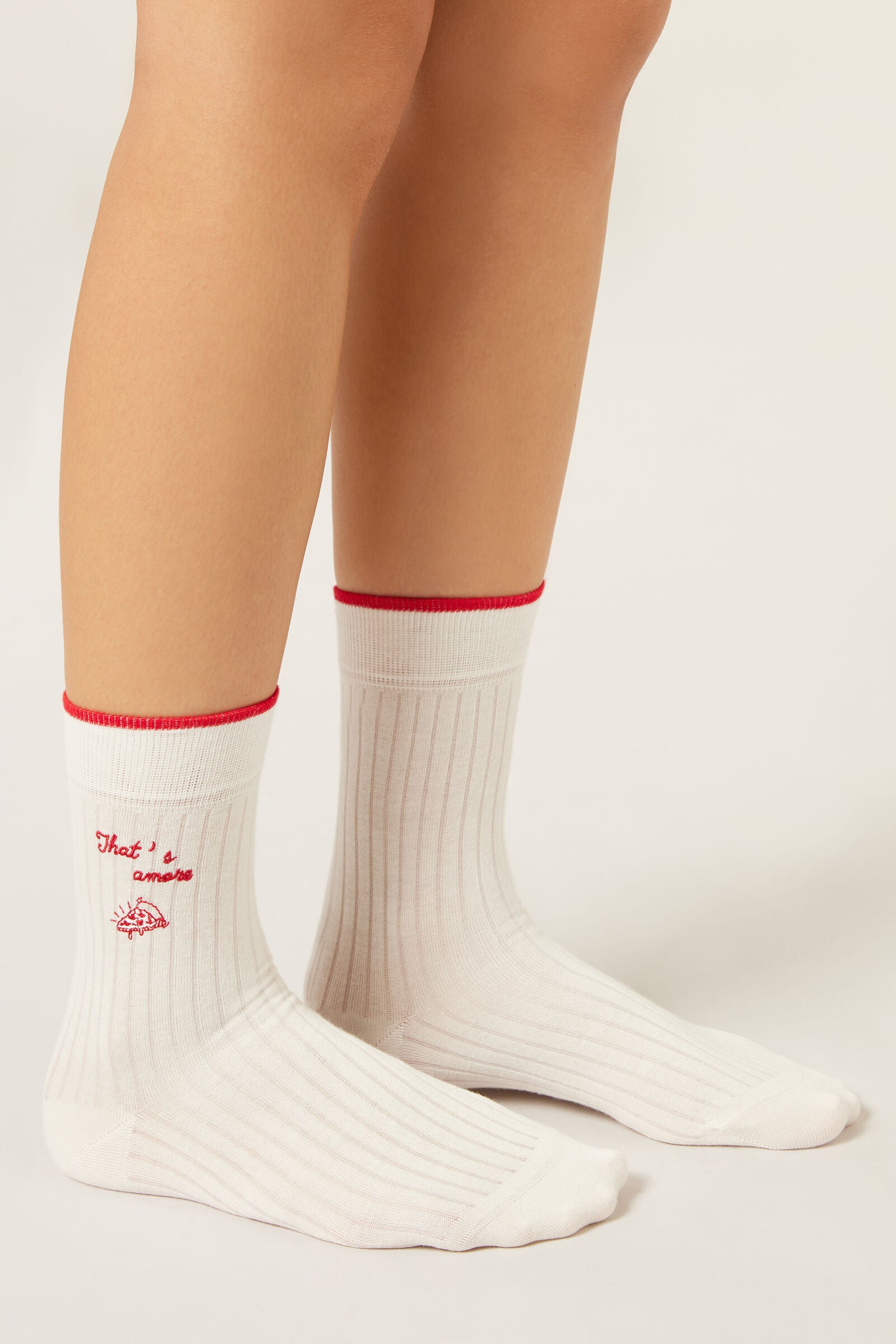 גרביים עם רקמה Italian Style