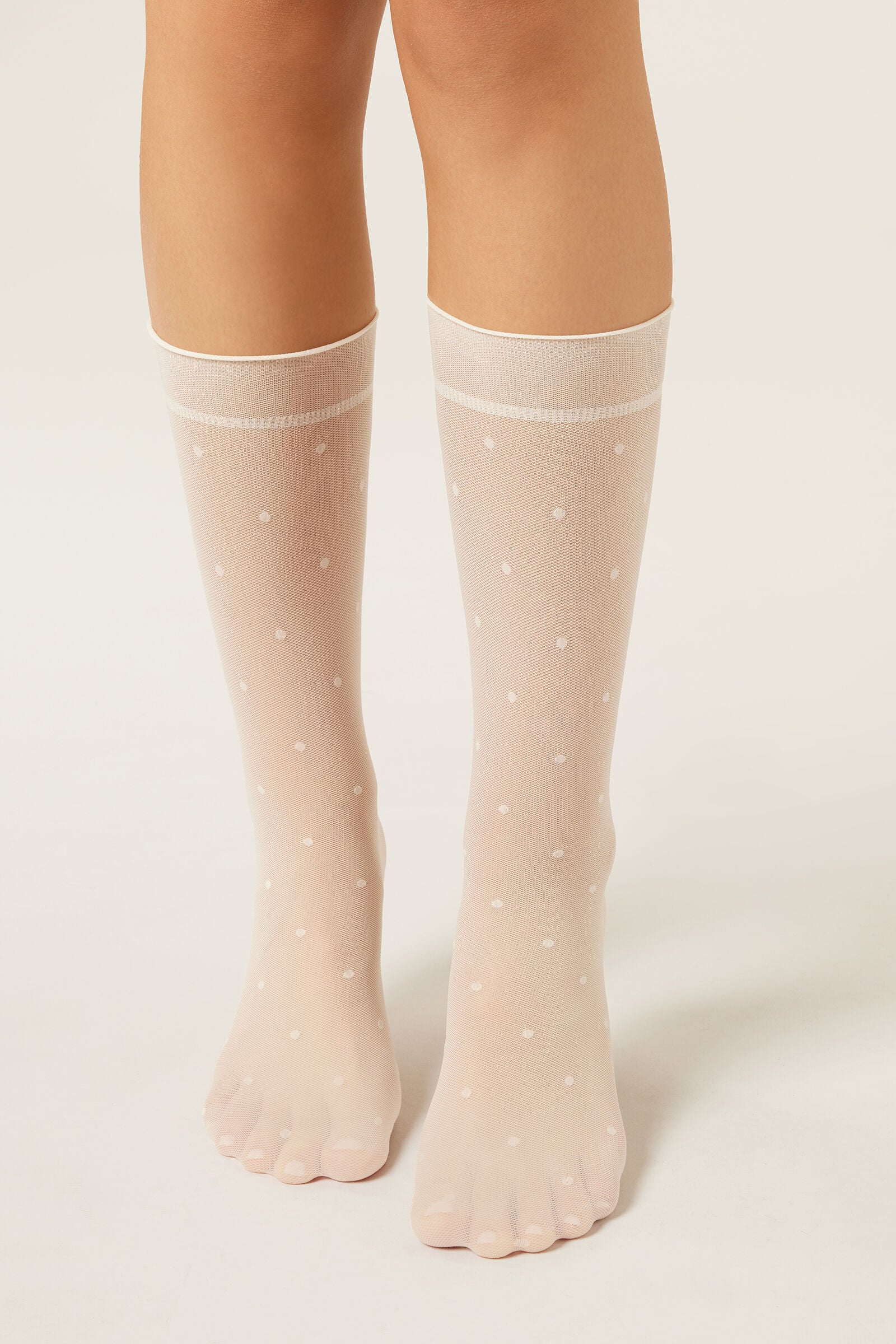 גרביים שקופים Polka Dot