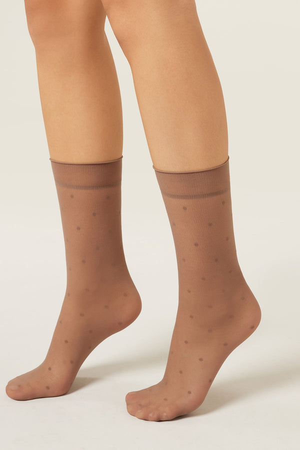 גרביים שקופים Polka Dot