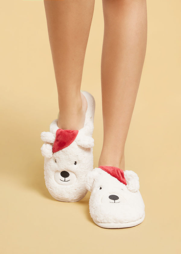 נעלי בית Christmas Teddy