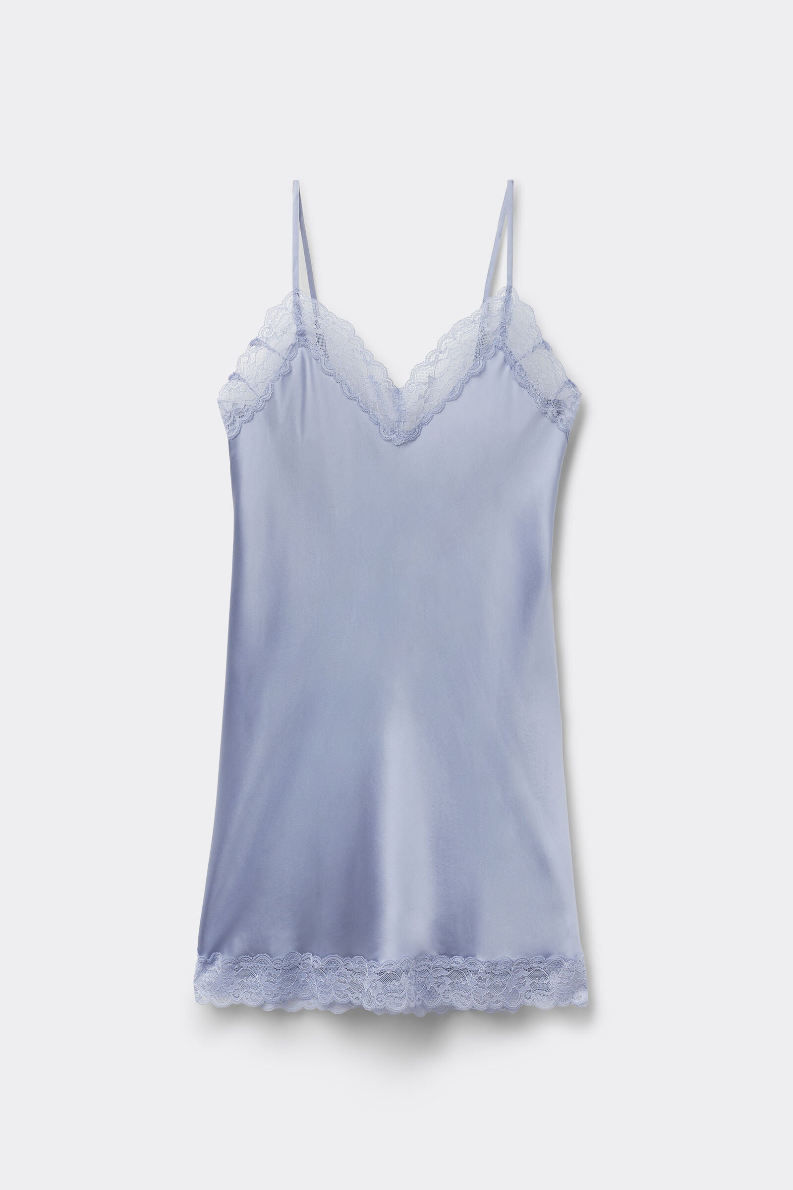 שמלת מיני סליפ בגימורי תחרה