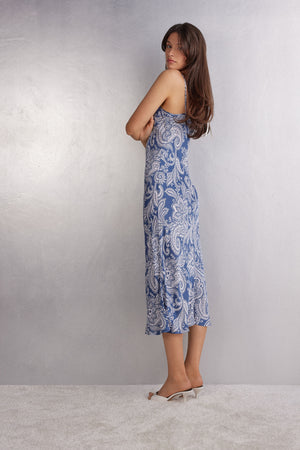 שמלת מידי Flower Paisley