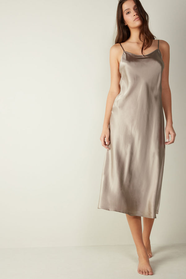 שמלת מידי Slip in Silk
