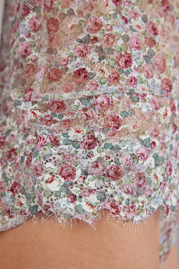 גופיית תחרה Floral Romance