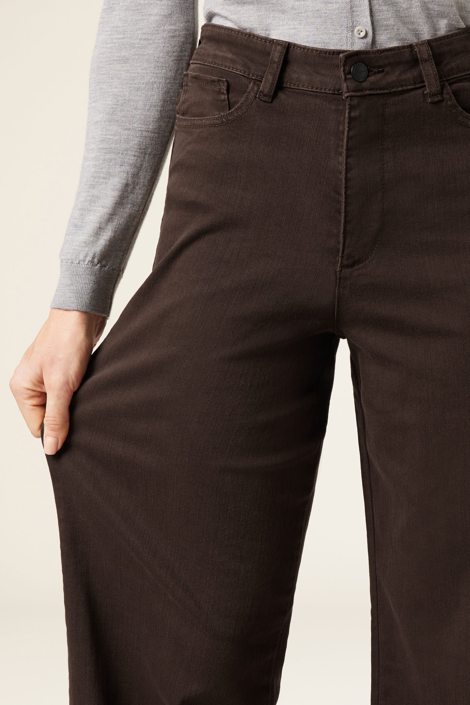 ג'ינס סטרץ' Wide Leg