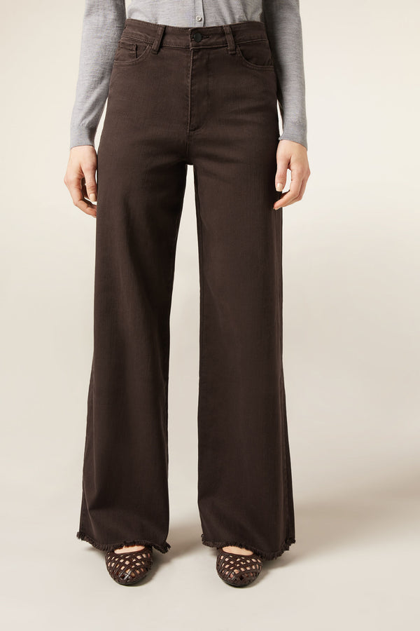 ג'ינס סטרץ' Wide Leg