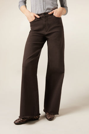ג'ינס סטרץ' Wide Leg