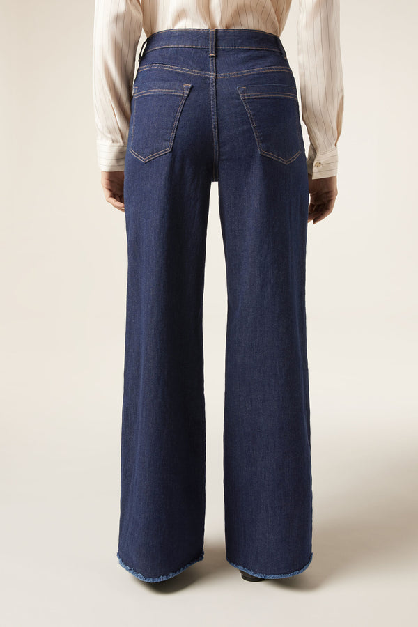 ג'ינס סטרץ' Wide Leg