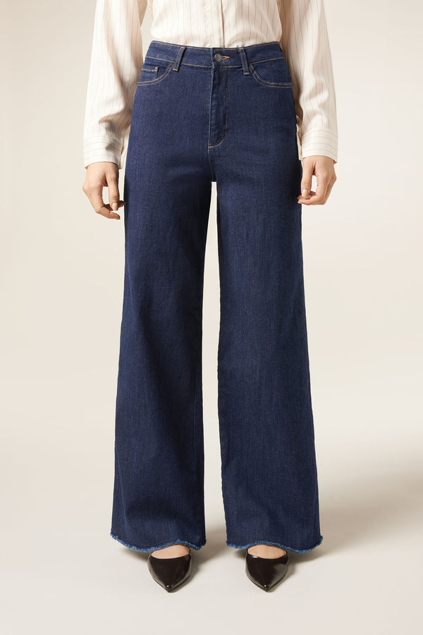ג'ינס סטרץ' Wide Leg