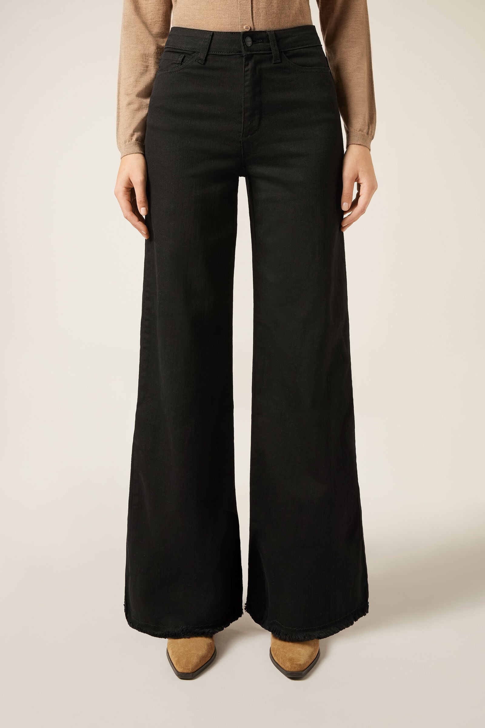 ג'ינס סטרץ' Wide Leg