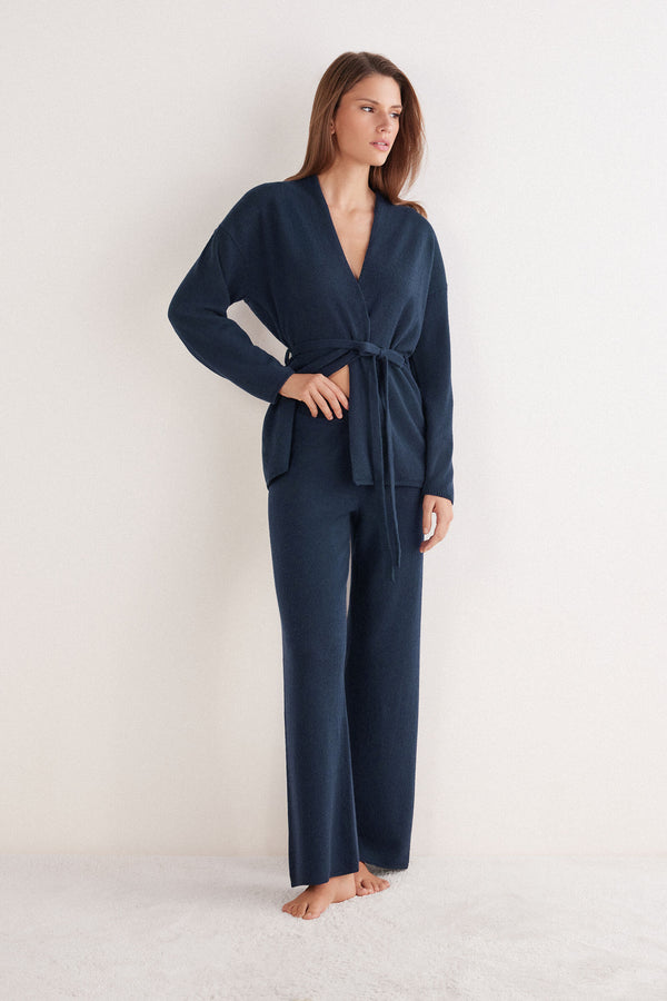 מכנסיים רחבים 100% Cashmere