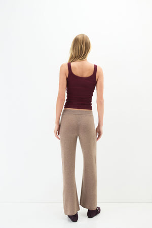 מכנסיים רחבים 100% Cashmere