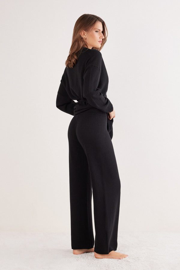 מכנסיים רחבים 100% Cashmere