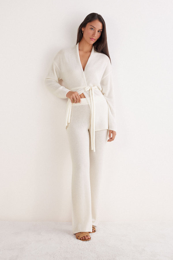 מכנסיים רחבים 100% Cashmere