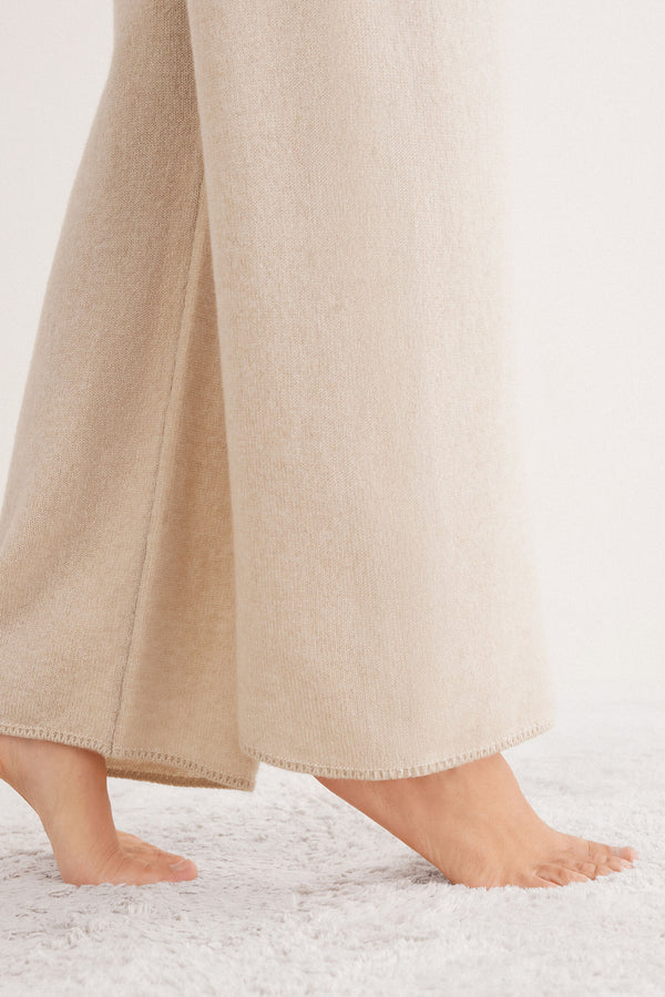 מכנסיים רחבים 100% Cashmere