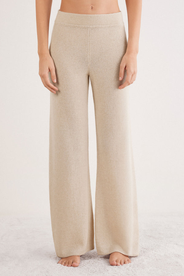 מכנסיים רחבים 100% Cashmere