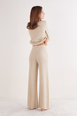 מכנסיים רחבים 100% Cashmere