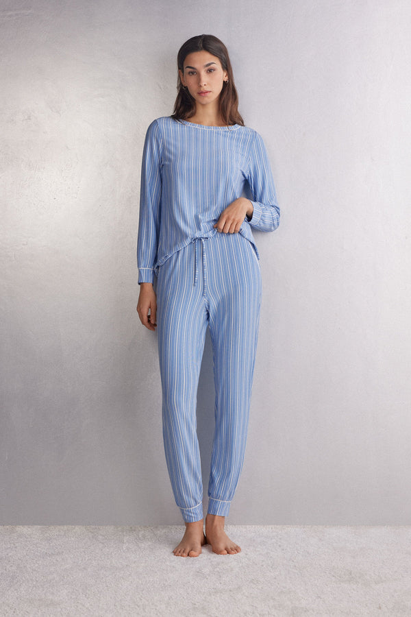 מכנסיים ארוכים Oxford Stripes