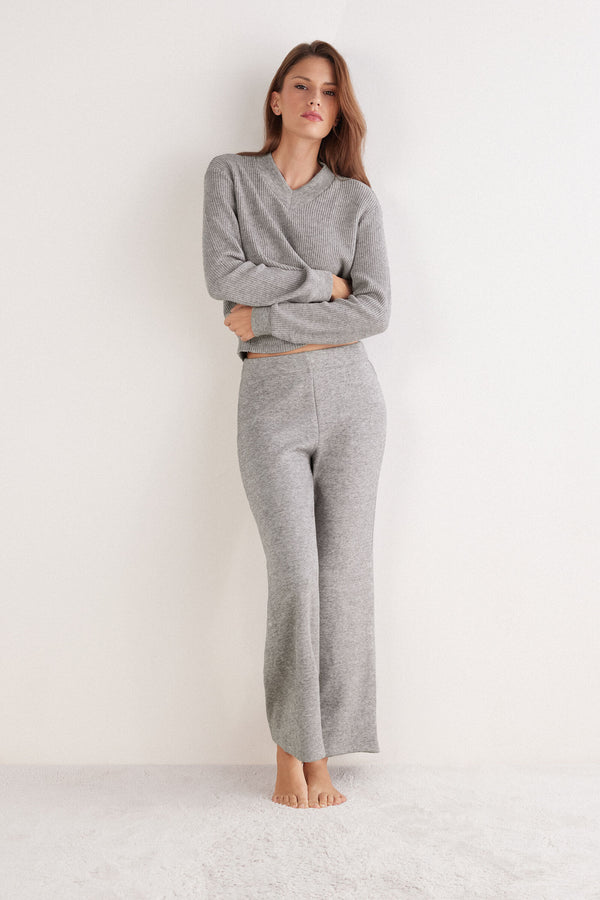 מכנסיים רחבים Soft Tricot