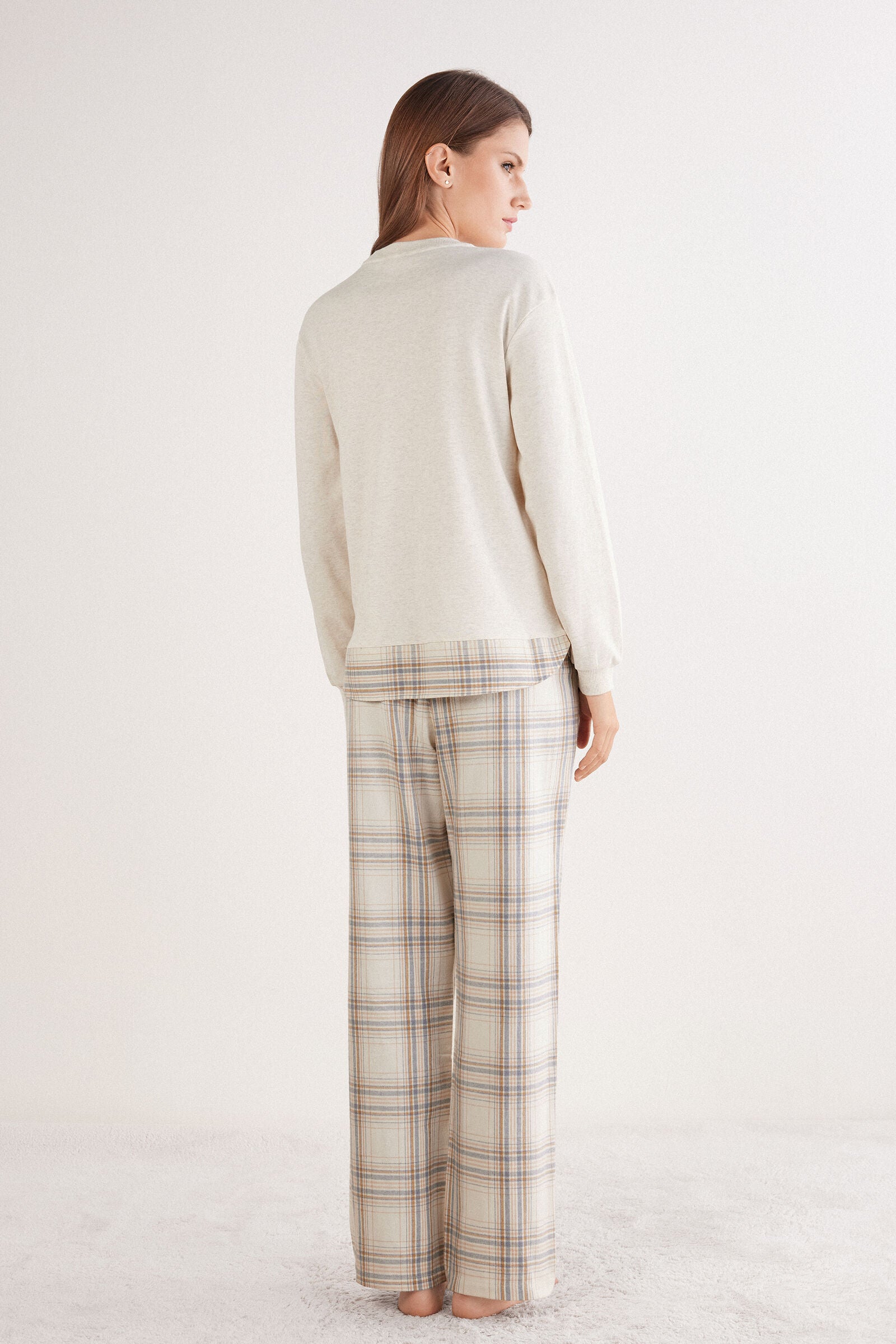 סט פיג'מה מבד כותנה Winter Bear