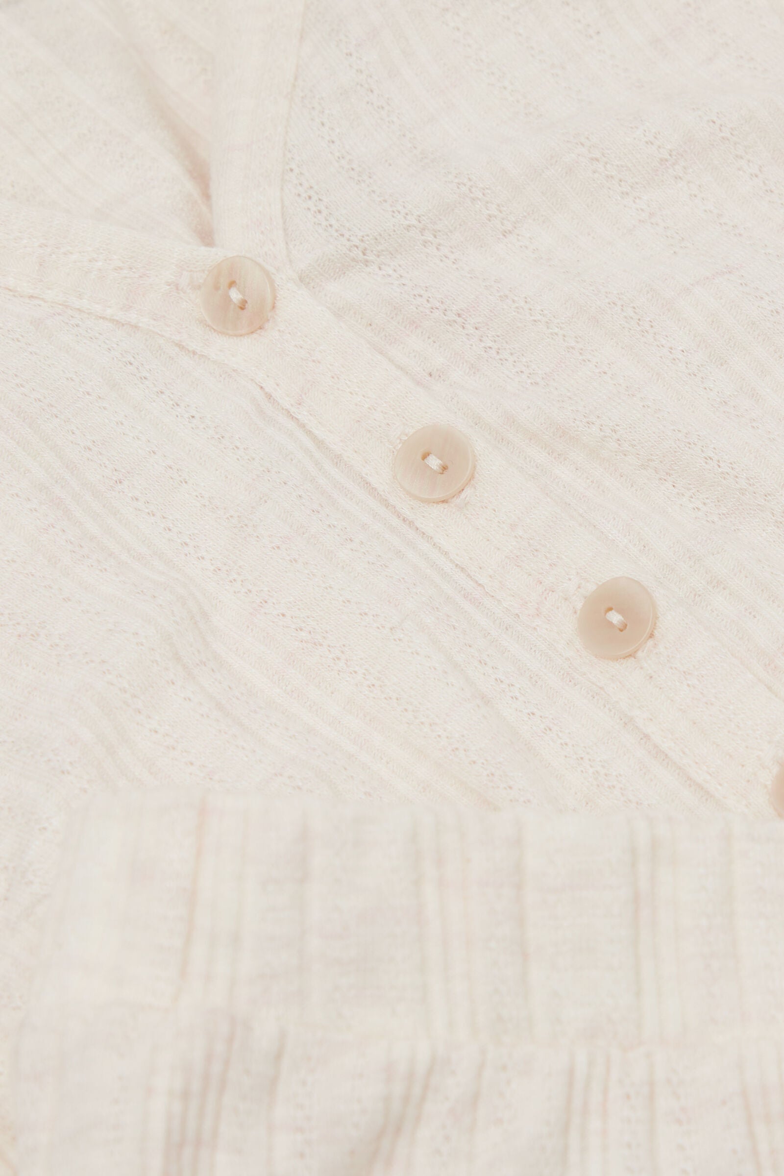 סט פיג'מה ארוכה SWEET Pointelle