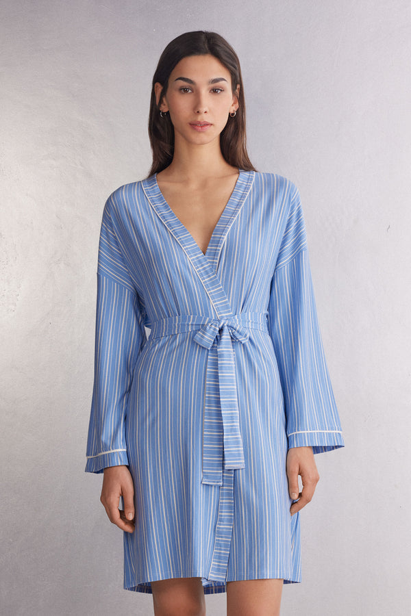 קימונו Oxford Stripes