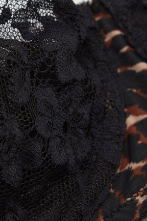 חזיית סטרפלס בלקונט Sensual Attitude Animal Print