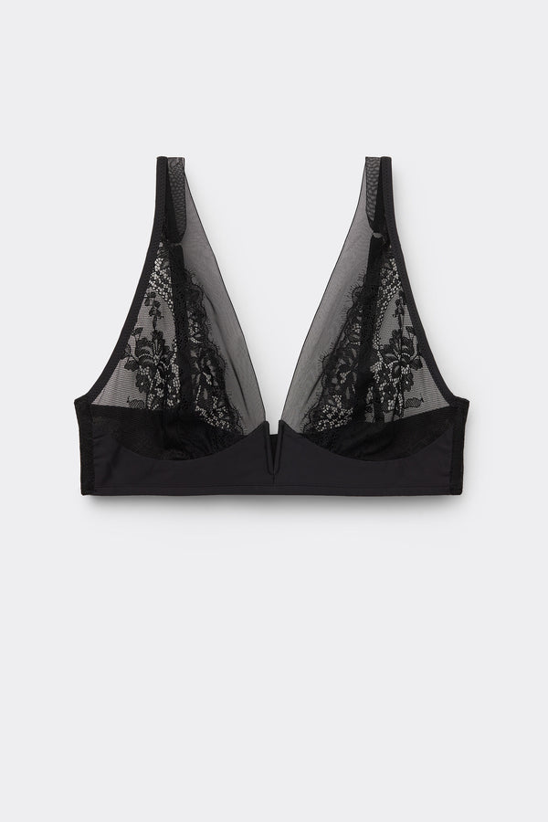 חזיית משולשים תחרה TRIANGLE SHEER Glamour