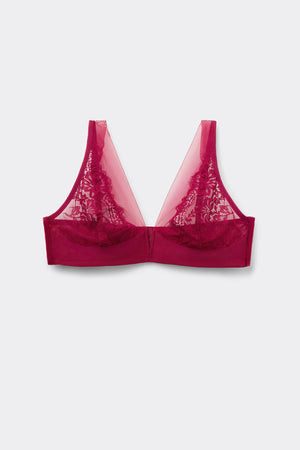 חזיית משולשים תחרה TRIANGLE SHEER Glamour