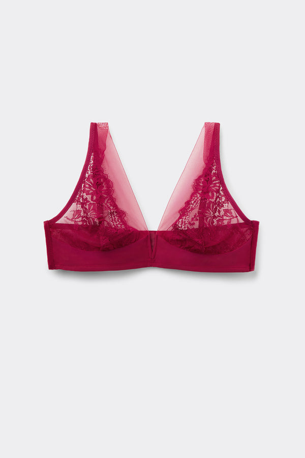 חזיית משולשים תחרה TRIANGLE SHEER Glamour