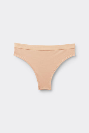 תחתונים ברזילאיים WAIST HIGH COTTON NATURAL