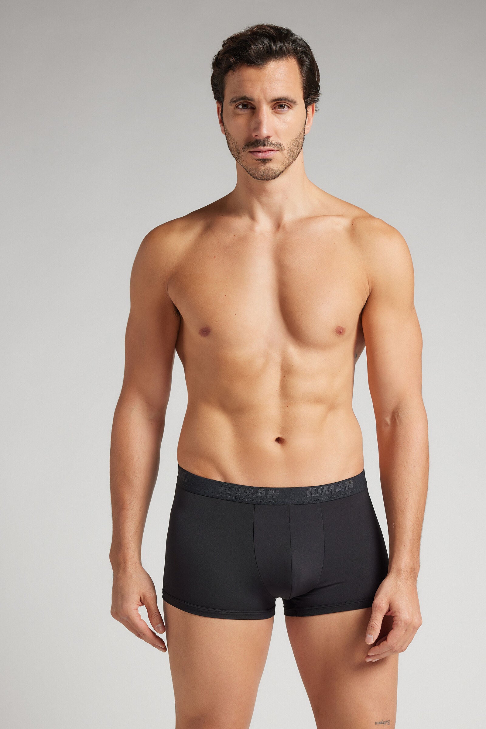 בוקסר עם לוגו Microfibre
