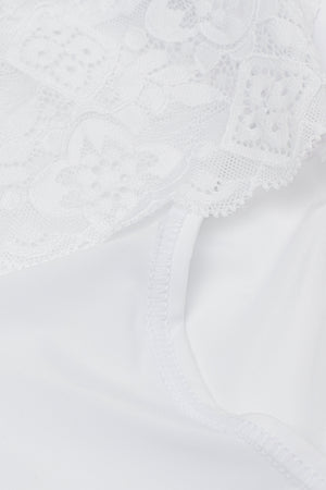 תחתונים מיקרופייבר תחרה High-Waisted
