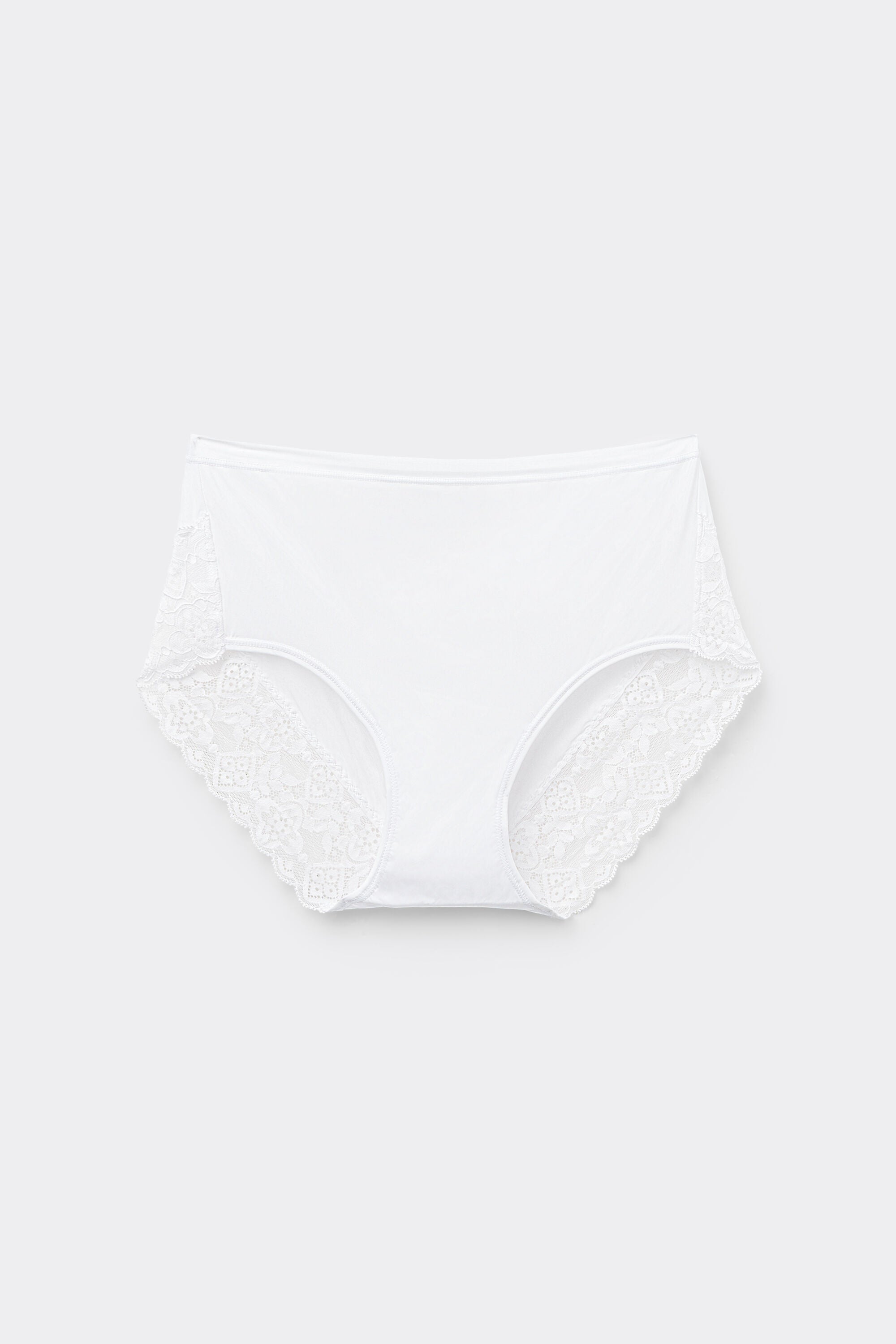 תחתונים מיקרופייבר תחרה High-Waisted