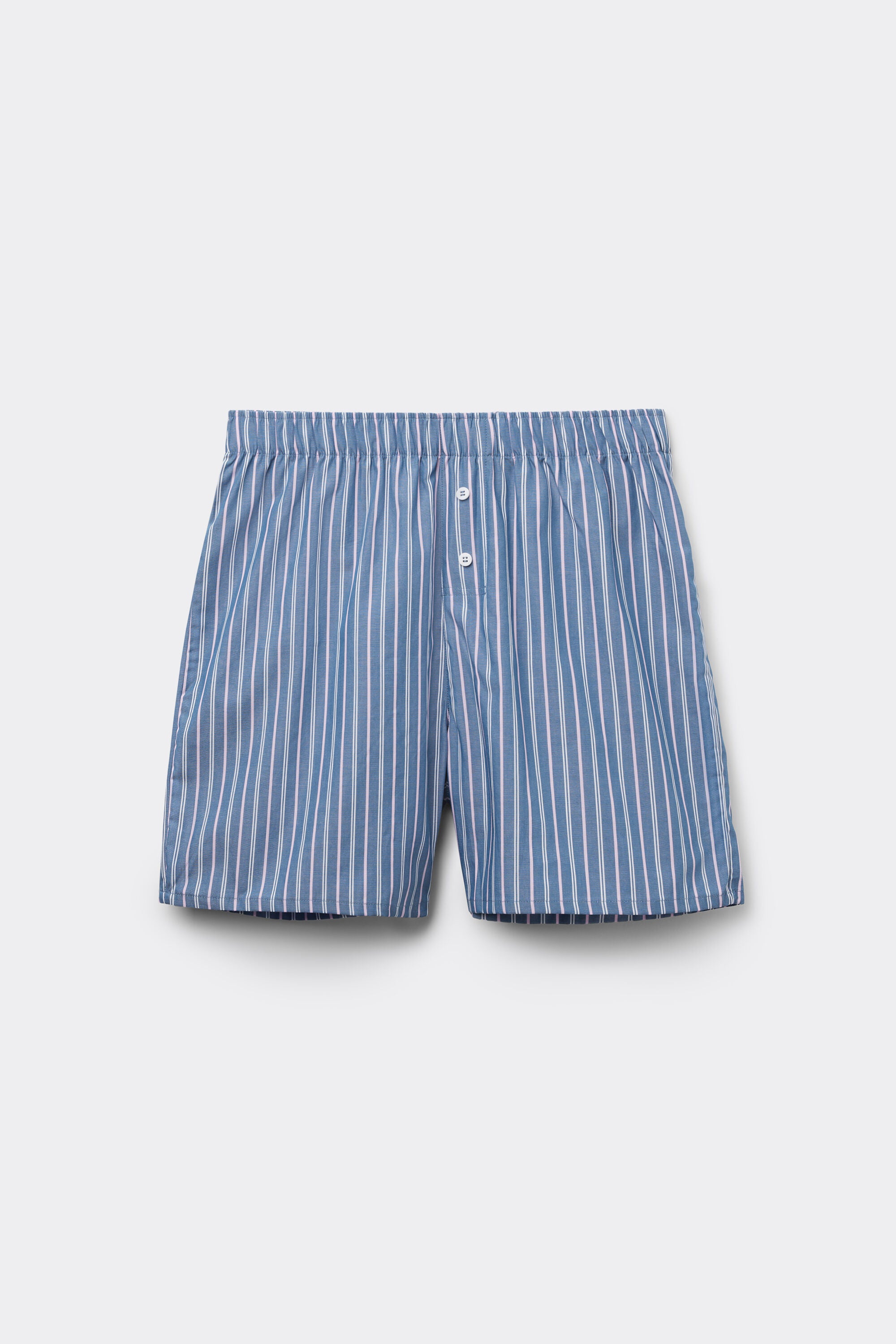 מכנסי בוקסר פסים קנבס כותנה