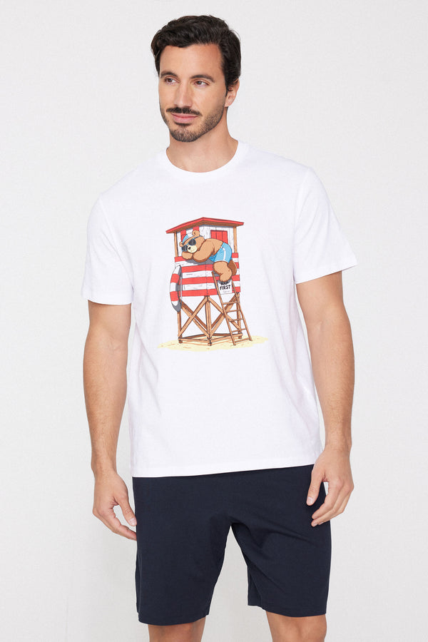 סט פיג'מה ג'רזי Lifeguard