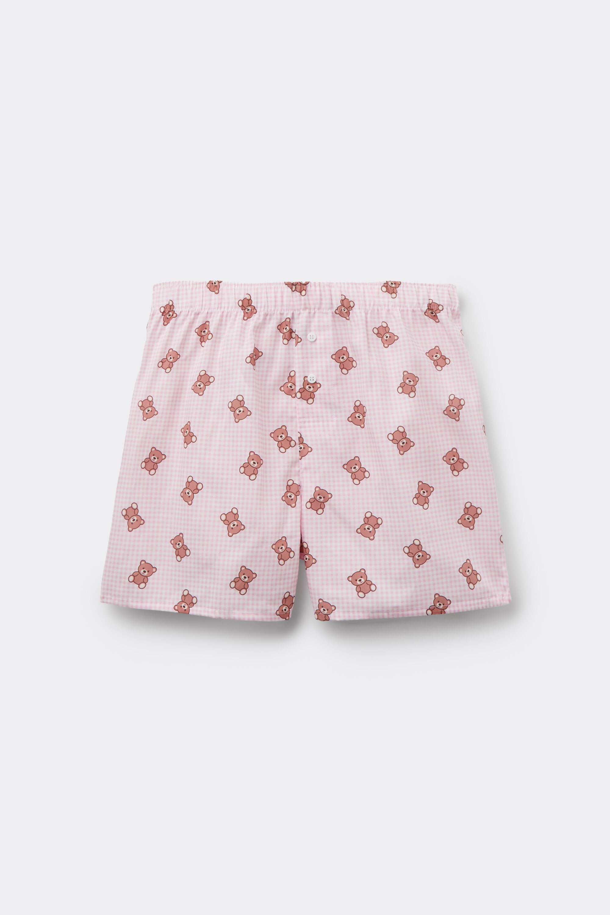 מכנסי בוקסר פסים קנבס כותנה